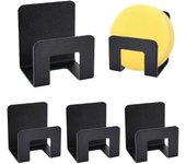 5 Pcs Soporte Esponja Fregadero Negro Porta Estropajos Acero Inoxidable Soporte para Estropajos Autoadhesivo Escurridor de Esponjas de Cocina Guarda Esponja para Fregadero Cocina Baño
