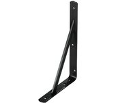 SANCO STORE - WOLFPACK LINEA PROFESIONAL Palomilla Wolfpack Con Refuerzo Negra 300x200 mm.