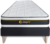 Pack colchón SOFT 90x190cm + Somier multiláminas, espuma de alta densidad con células micro-air, 3 zonas de confort