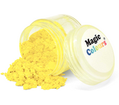 Colorante Lustre Dust Magic Colours - Amarillo Plata / Silver Yellow (10 Ml) - Pigmento Comestible Alta Concentración