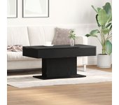 Mesa de Café vidaXL Negra Roble 96x50x45 cm Madera
