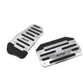 Universal Aluminum Automatic Transmission Car Pedal Cover Brake Fuel Gas Foot Pad Set Kit Pedals Red Blue Silver Non-Slip Tools