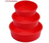 4/6/8 Inch Round Silicone Cake Mold Nonstick Cake Pan Tray  Reusable Pastry Mold Baking Tools Kitchen Accessories          0810