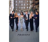 Vintage Friends TV Show Canvas Painting Central Perk Friends Poster Print Wall Art Pictures Living Room Decor Cuadros No Frame