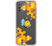 Funda Silicona Antigolpes para Samsung Galaxy A03s diseño Abeja Dibujos