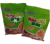 BONBON BUM MANGO - COLOMBINA - BONBON BUM MANGO - PACK DE 2 - 408 Gramos cada uno