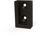 Soporte tubo lateral eco 30-12 disponible en acabados plata mate, mocca, blanco, negro y grafito acabado mocca (caja 2)