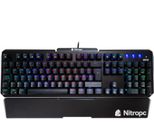 Nitropc Teclado optico-mecánico gaming NK10 RGB Switch Blue