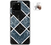 Tumundosmartphone Funda Gel Tpu para Samsung Galaxy S20 Ultra diseño Mármol 06 Dibujos