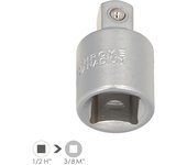 Adaptador reductor  1/2 hembra a 3/8 macho acero cromo vanadio, aristas redondas, reductor carraca,