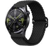 20mm 22mm Braided Solo Loop Strap For Samsung Watch 5/4/3 Active 2/Huawei Watch 3/GT Nylon Elastic Bracelet Amazfit GTR/GTS Belt