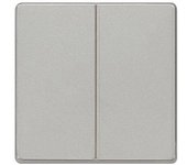 Tecla doble en aluminio | Siemens Delta MIRO 5TG62701AM00