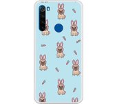 Funda compatible con Xiaomi Redmi Note 8T - Be Unique Funda Gel perronejo