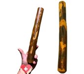 1Palo XL| 27 a 30 Cm Mordedor de Madera de Olivo Natural para Perros Grandes: Saludable | Ayuda a reducir la ansiedad, Doble baño aceite de Oliva Virgen Extra