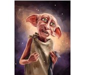 5D DIY Harry Potter Diamond Painting Elf Dobby Hogwarts School of Witchcraft and Wizardry Cross Embroidery Mosaic Art Gift