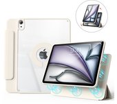 ZOYU For iPad Air 11 Air4/5 10.9 Magnetic Case, For iPad Pro 11 13 inch Mini6 10.2 9/8/7th Gen Rotate 360°Detachable Back Case