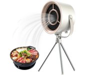 Campana extractora portátil con tipo trípode, minicampana extractora de 3 velocidades, campana extractora de escritorio de 3 velocidades, extractor de aire de cocina para camping, barbacoa y