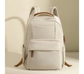 Mochila de lujo para ordenador portátil para mujer, bolsa de cuaderno de tamaño de 15,6 pulgadas, gran espacio de cabina, bolsa de viaje de negocios, bolsas de libros para niña, bolsillo con cremallera grande
