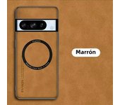 For Google Pixel 9 Pro 8 7 6 Case Soft PU Skin With Magnetic Protective Back Cover Case For Google Pixel 8A 7A 6A Phone Shell