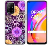 Tumundosmartphone Funda Gel Tpu para Oppo A94 5G diseño Radial Dibujos