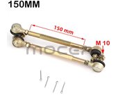 ATV Four-Wheel Vehicle Accessories 1 pair 140 mm 150 mm 160 mm 170 mm 180 mm 190 mm 200 mm M10 Steering Ball Head Tie Rod