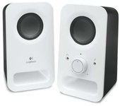 Logitech z150 altavoces multimedia 2.0 6w - entrada jack 3.5mm - toma de auriculares - cable de 1.80m - color blanco