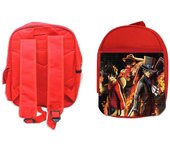 PACK MOCHILA ROJA Y ESTUCHE ONEPIECE LUFFY PELIGRO school material anime shonen adventure