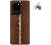 Tumundosmartphone Funda Gel Tpu para Samsung Galaxy S20 Ultra diseño Cuero 01 Dibujos