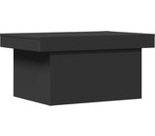 vidaXL Mesa de centro madera de ingeniería 100x55x40 cm Blanco, Negro, Roble Sonoma Mesita de Salón o Comedor o Auxiliar Mesa de Café Meuble Salón