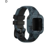 Venta de Reloj Patrón impresión silicona suave pulsera Correa compatible Garmin fit JR3/Vivofit Jr.3