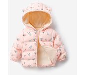 Baby Kids Thicken Plush Coats Children Down Cotton Outerwear Winter Plush Thick Jackets For Infants Boys Girls Cotton Coats