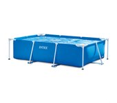 Intex-Piscina Rectangular Desmontable; Piscina Small Frame 220 x 150 x 60 cm;260 x 160 x 65 cm;300 x 200 x 75 cm; Color Azul