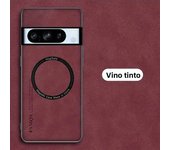 For Google Pixel 9 Pro 8 7 6 Case Soft PU Skin With Magnetic Protective Back Cover Case For Google Pixel 8A 7A 6A Phone Shell