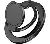 Magsafe metal 3-section middle disc magnetic suction ring bracket 360 ° rotating charging universal folding ultra-thin lifting c