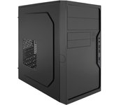 Coolbox caja para pc micro atx m550 usb-c con fuente de alimentacion - usb-c - fuente incluida - diseño compacto - color negro