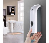 New Bathroom Liquid Soap Dispenser Wall Mounted 300ml Shower Gel Detergent Shampoo Foam Bottle for Hotel Home Kitchen