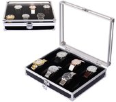 Hot Sell Promotion High-Grade Aluminum Glass Display Watch Box for Men Gifts Luxury Watch Storage Case