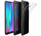 Funda Huawei Honor 8A / Y6 (2019) (4G) Carcasa Gel TPU Silicona Transparente GTR + Protector Pantalla Cristal Templado Movilear