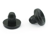 Deslizante plastico ø18 para taladro 8mm negro