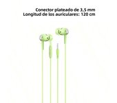 NNBILI Wired 3.5mm Headphones In Ear Headset Wired Earphones with Microphone Bass HIFI Stereo Sports In-line Control For Phones