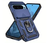 Lens Protector Shockproof Heavy Hard Phone Case With Metal Stand For Google Pixel 6 7 8a 9 9pro 9proXL