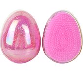 1Pcs Mini Hair Comb Egg Round Shape Soft Hairbrush Detangling Hair Brush Shining Salon Styling Hairdressing Brush for Travel