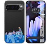 Tumundosmartphone Funda Silicona Transparente para Google Pixel 9 Pro 5G diseño Hipo Dibujos
