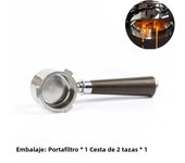 51mm Bottomless Portafilter For Delonghi 9155/9255/9355/9335/9665 Stainless Steel Naked Coffee Handle With Basket