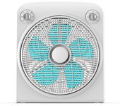 Cecotec EnergySilence 6000 (CE5928) - Ventilador Boxfan, 5 Aspas de 30 cm de diámetro, 3 Velocidades, Motor de Cobre, Rejilla Rotatoria, Blanco