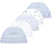 5 Pcs Infant Caps 100%Cotton Fashion Casual Cute 0-6Months Newborn Boy Girl Hats Soft Baby Accessories