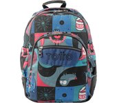 Totto España Mochila Escolar Cyber Monstruos - Protección Contra el Roce