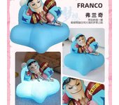 One Piece Luffy Zoro Nami Sanji Night Light Anime Figure Lamp Soft Light Bedroom Bedside LED Light Room Children Toys Gift