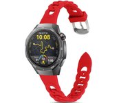 Correa de silicona para Huawei Watch GT 5 - 46mm / GT 5 - 46mm / GT 4 - 46mm / Amazfit GTR 4 / Bip 5 / Garmin Vivoactive 4, Diseño Cadenas Ancho 22mm