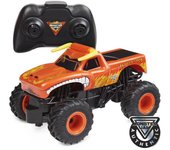 SPIN MASTER - MONSTER JAM - COCHE TELEDIRIGIDO EL TORO LOCO 1:24 - Coche RC Oficial de Monster Jam con Radiocontrol de 2,4 GHz 76 Metros - 6060517 - Juguetes niños +4 años